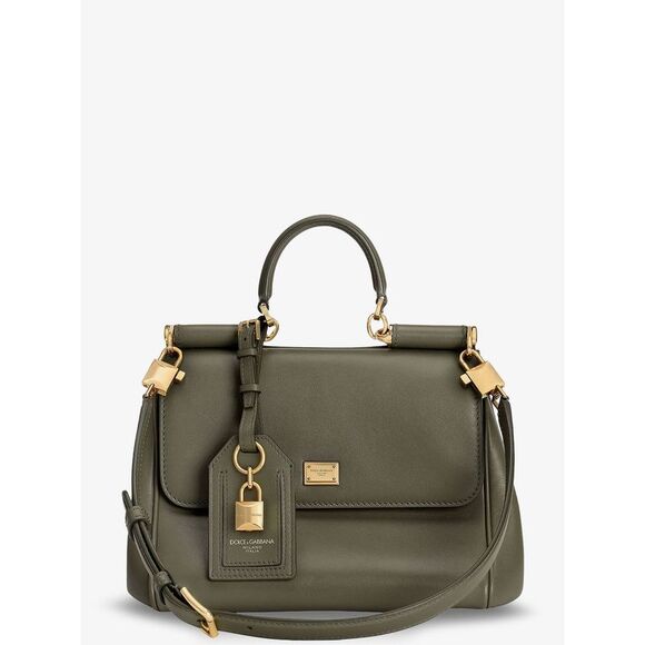 DOLCE & GABBANA Handbags - Dolce & Gabbana Women My Sicily Leather Crossbody Bag